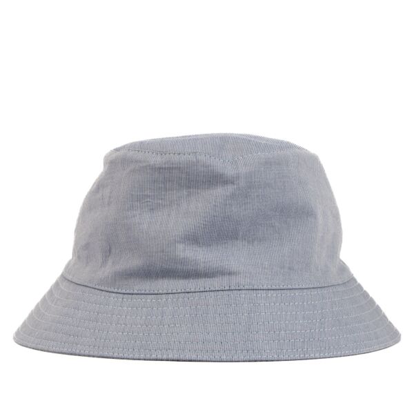 Shop safe online at Labellov in Antwerp, Brussels and Knokke this 100% authentic second hand Hermès Blue Cotton Bucket Hat - size 58