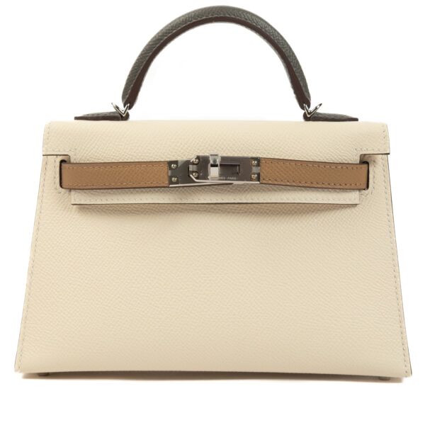 Hermès 2022 Kelly II Mini Tricolore Epsom
