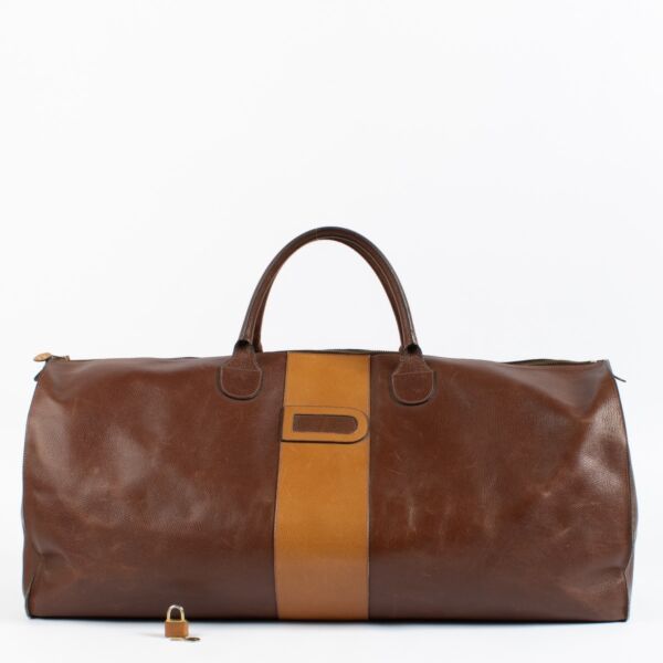 Delvaux Ravello Brown Derbey Travel Bag