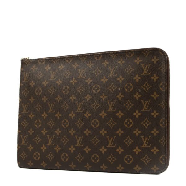 Louis Vuitton Monogram Canvas Etui Voyager GM Laptop Case