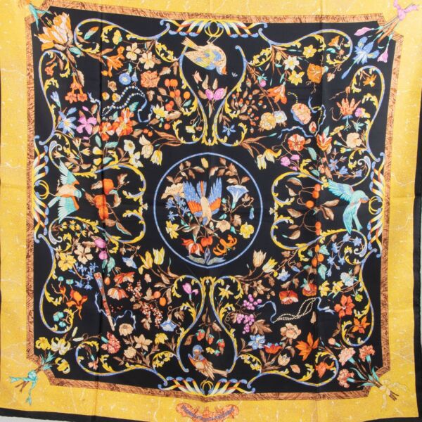Hermès Pierres D'orient Et D'occident Silk Scarf