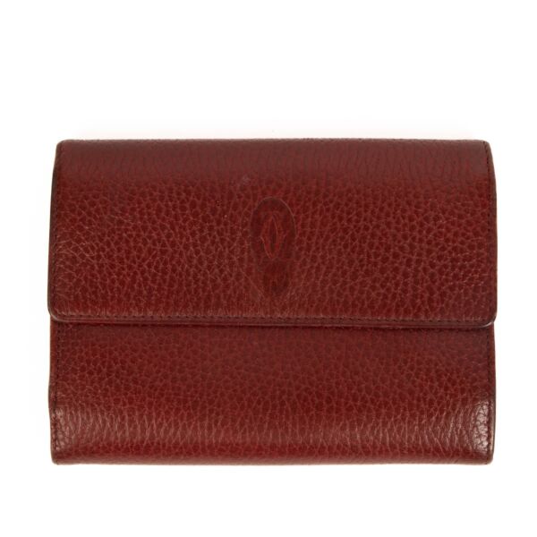shop 100% authentic second hand Cartier Burgundy Wallet on Labellov.com
