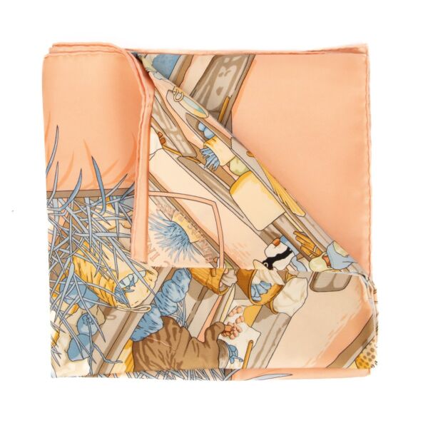 shop 100% authentic second hand Hermès Marché Flottant Du Lac Inlé Multicolor Scarf on Labellov.com