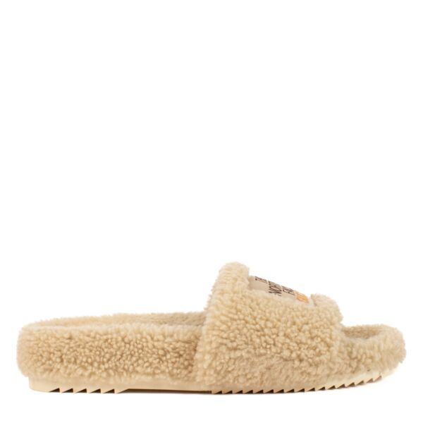 Gucci x The North Face Wool Slides - Size 38