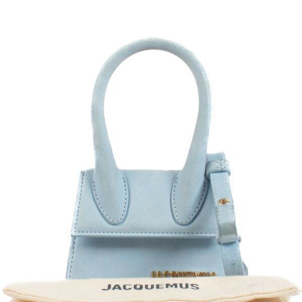 Jacquemus Blue Suede Le Chiquito Bag