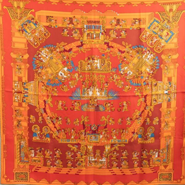 Hermès Astres Et Soleil Silk Scarf