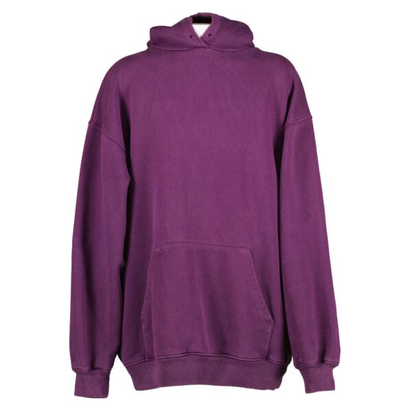 Balenciaga Purple Back Logo Oversized Hoodie