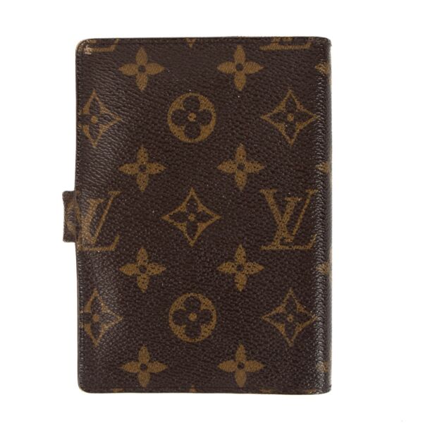Louis Vuitton Monogram Small Ring Agenda Cover