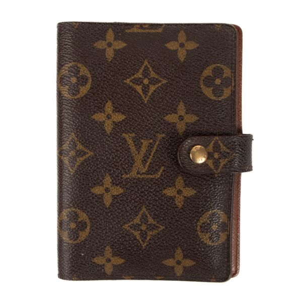 Buy a verified second-hand Louis Vuitton Monogram Canvas Small Ring Agenda in very good condition at Labellov Antwerp, Brussels, Knokke