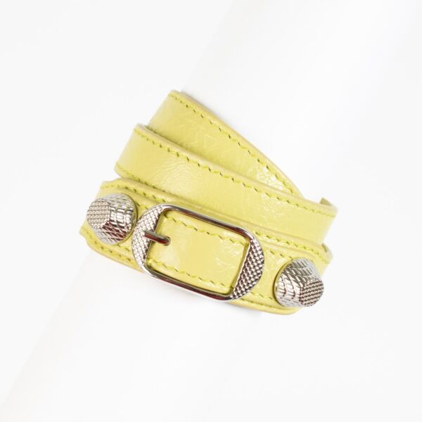 Balenciaga Yellow Arena Bracelet