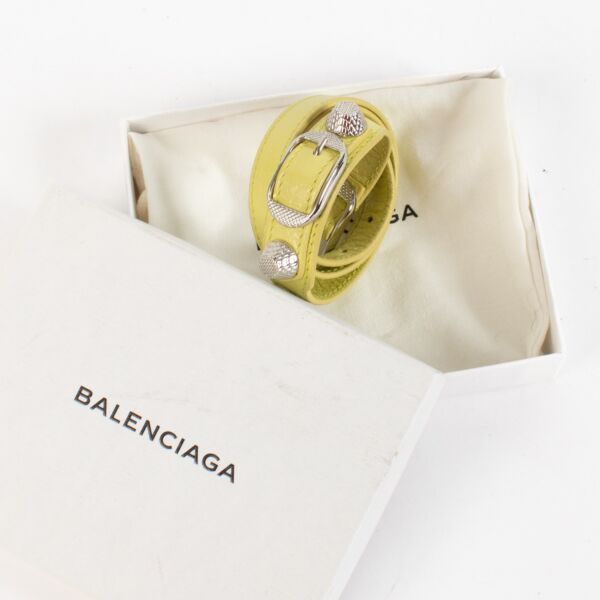 Balenciaga Yellow Arena Bracelet