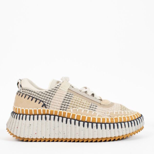 Shop 100% authentic secondhand Chloé Multicolor Nama Sneakers - Size 37 on Labellov.com