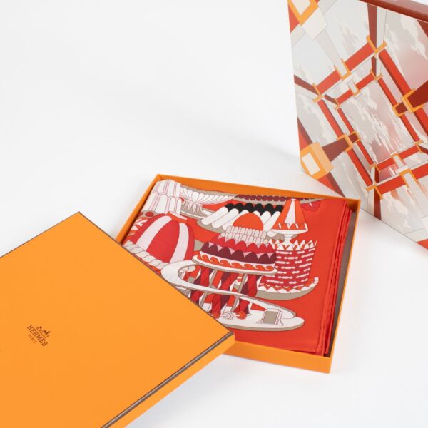 Hermès La patisserie Française Silk Scarf