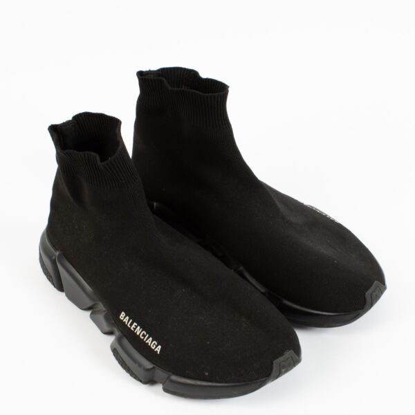 Balenciaga Black Speed Sneakers - Size 41
