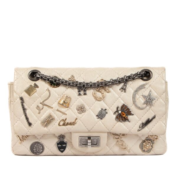 Chanel Brown Quilted Calfskin Paris-Edinburgh Flap Bag Ruthenium
