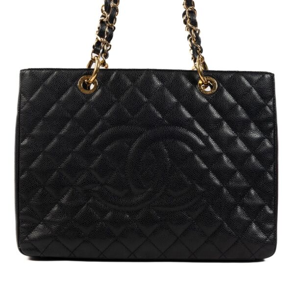 Shop 100% authentic second-hand Chanel Black Caviar GST Shoulder Bag on Labellov.com