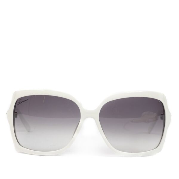 Gucci GG3131 White Bamboo Sunglasses