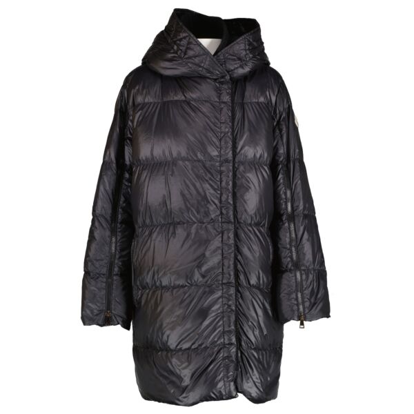 Moncler Black Caderolles Down Long Coat