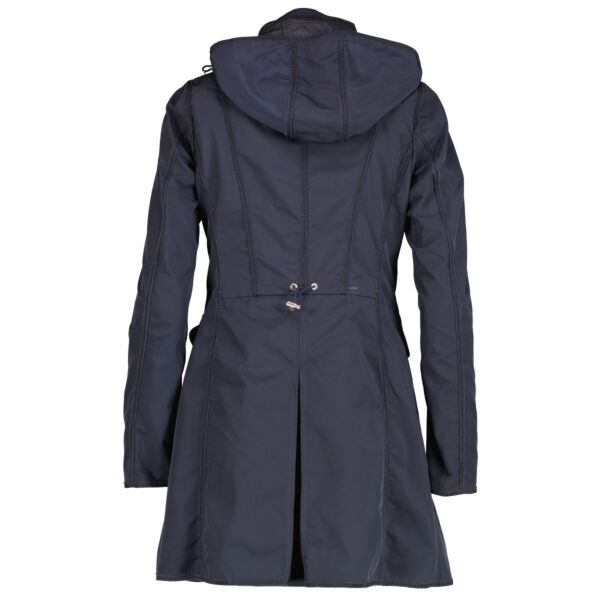 Moncler Blue Chris Rain Coat - Size 0