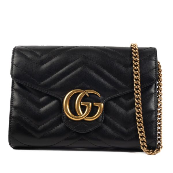 Shop 100% authentic second-hand Gucci GG Marmont Black Shoulder Bag on Labellov.com