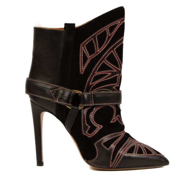 shop 100% authentic second hand Isabel Marant Black Blackson Western Boots - Size 38 on Labellov.com