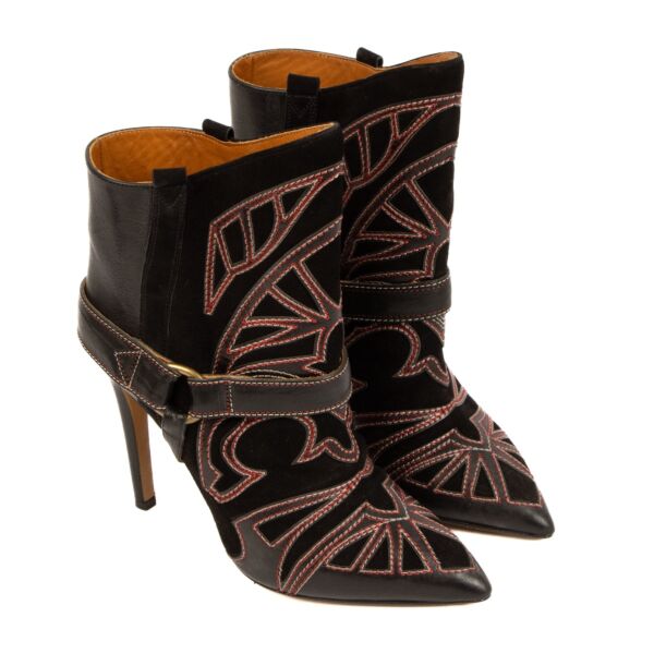 Isabel Marant Black Blackson Western Boots - Size 38