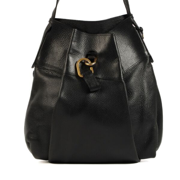 Shop 100% authentic second-hand Delvaux Black Leather Faust Shoulder Bag on Labellov.com