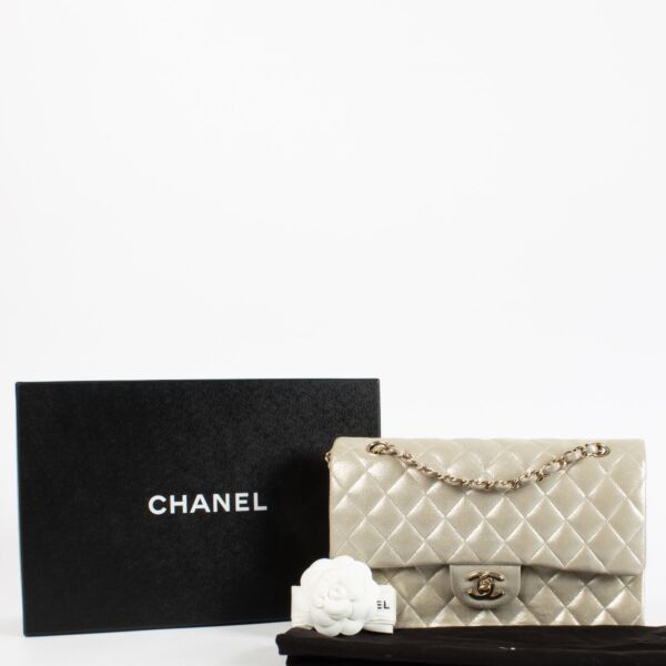 Chanel Gold Medium Classic 11.12 Bag