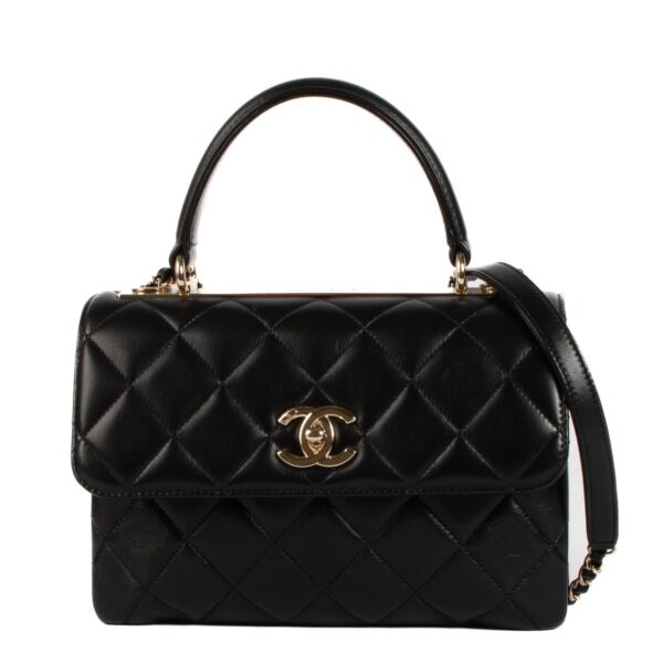 shop 100% authentic second hand Chanel Black Lambskin Small Trendy CC Bag on Labellov.com