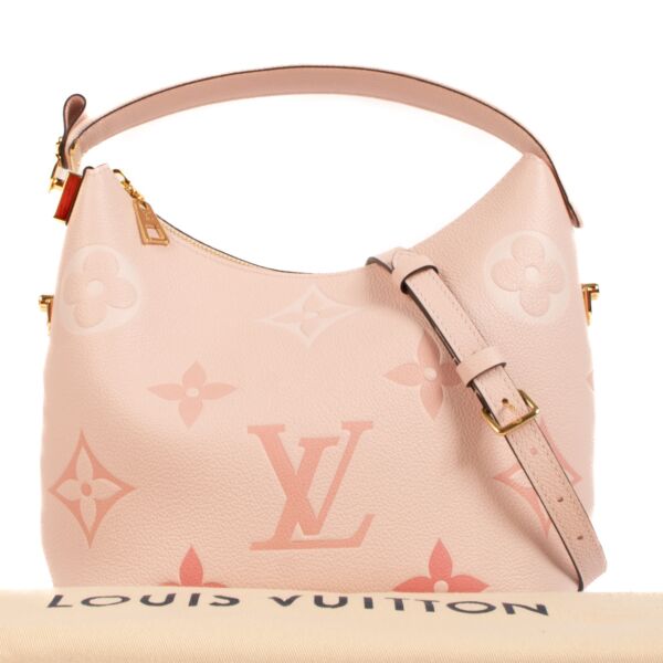 Louis Vuitton Pink Gradient Monogram Marsmellow Hobo Bag