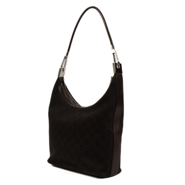 Gucci Brown GG Canvas Shoulder Bag