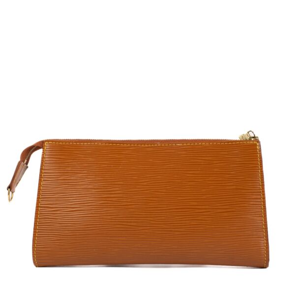 Louis Vuitton Cannelle Epi Leather Pochette Accessoires Clutch 