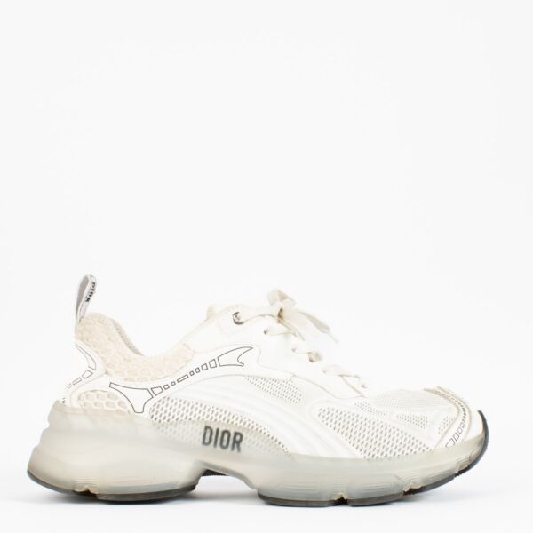 shop 100% authentic second hand Christian Dior White Vibe Sneakers - Size 39 on Labellov.com