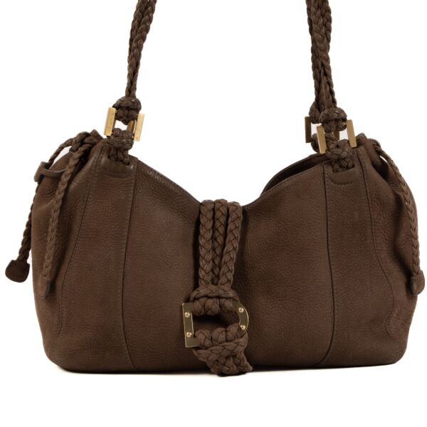 Shop 100% authentic second-hand Delvaux Brown Santiag Eugene PM Bag on Labellov.com