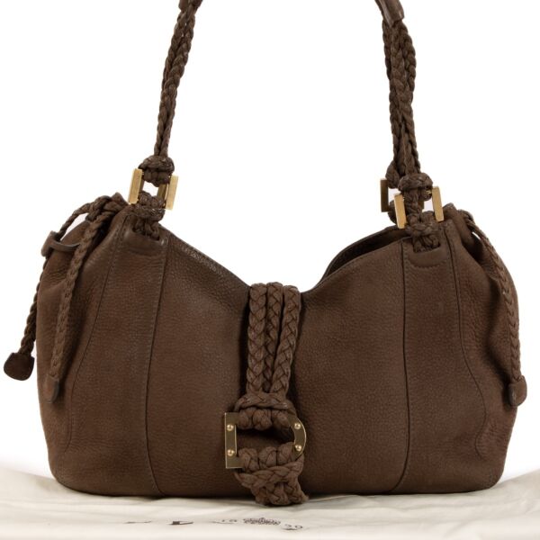 Delvaux Brown Santiag Eugene PM Bag