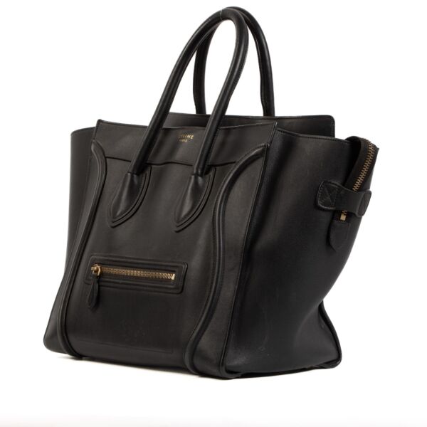 Céline Black Mini Luggage Bag