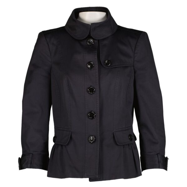 Burberry Blue Trench Jacket