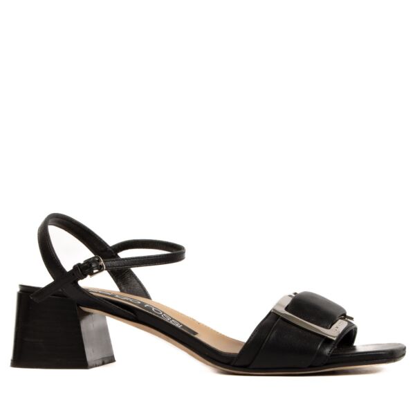 Sergio Rossi Black Sandals - size 37 1/2