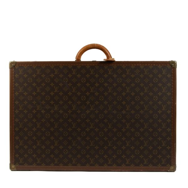 Louis Vuitton Monogram Canvas Bisten 75 Suitcase Trunk