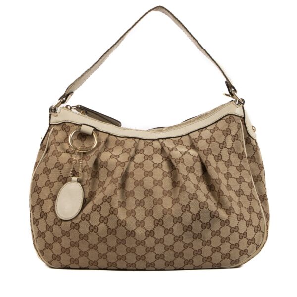 shop 100% authentic second hand Gucci Monogram Sukey Shoulder Bag on Labellov.com