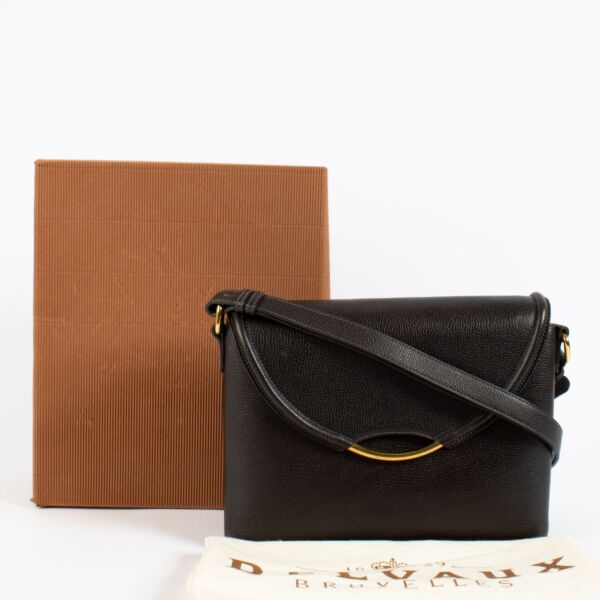 Delvaux Brown Eclair Crossbody Bag