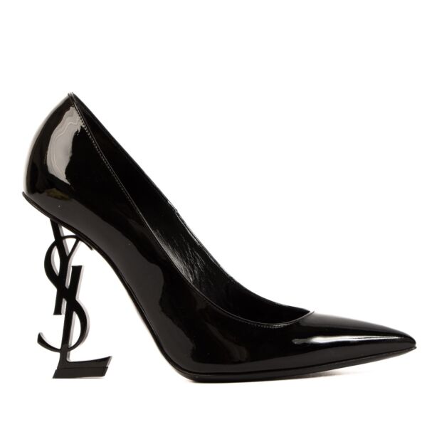 shop 100% authentic second hand Saint Laurent Black Opyum 110 Pumps on Labellov.com