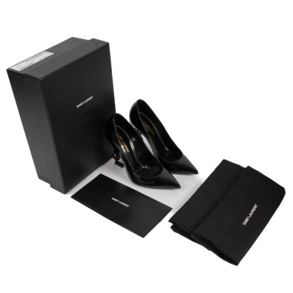 Saint Laurent Black Opyum 110 Pumps - Size 36 1/2