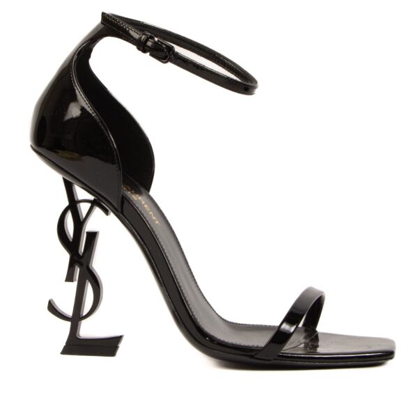 shop 100% authentic second hand Saint Laurent Black Opynum Sandals - Size 37 on Labellov.com