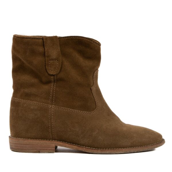 Isabel Marant Camel Suede Crisi Boots - Size 38