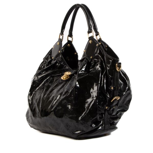 Louis Vuitton Black Mahina Surya XL Hobo Bag