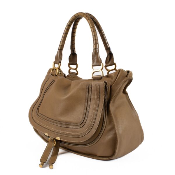 Chloé Brown Marcie Large Handbag
