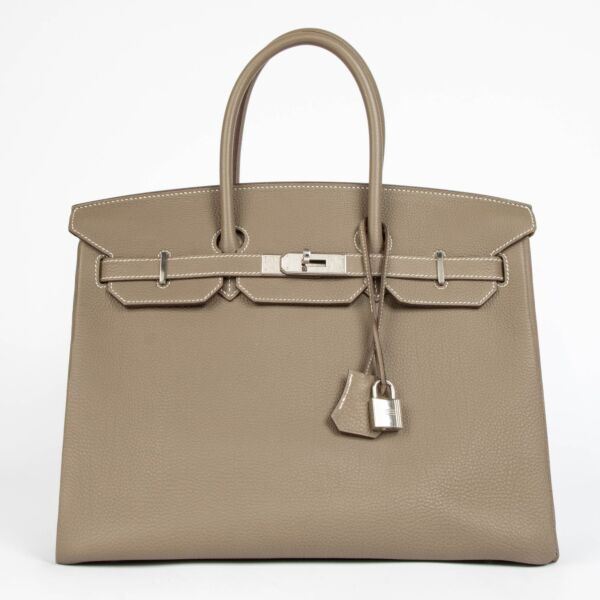 Hermès Birkin 35 Etoupe Togo PHW