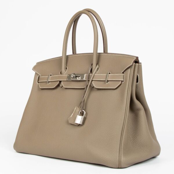 Hermès Birkin 35 Etoupe Togo PHW