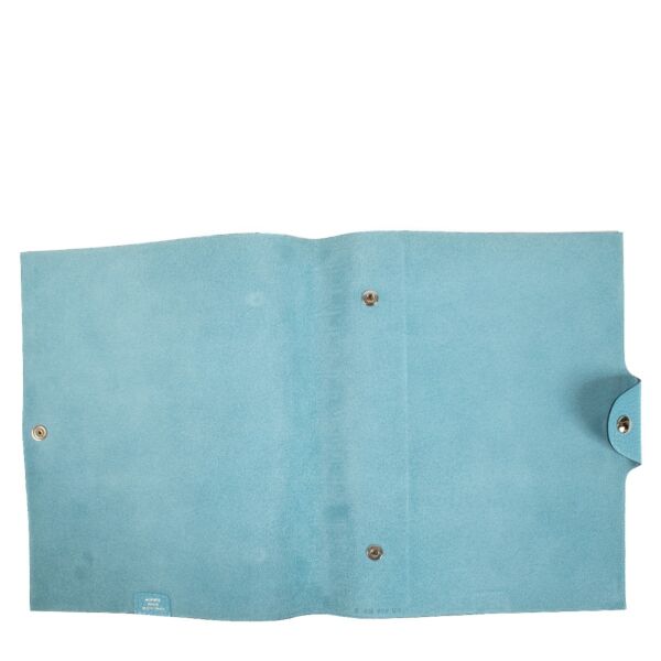 Hermès Light Blue Ulysse MM Notebook Cover